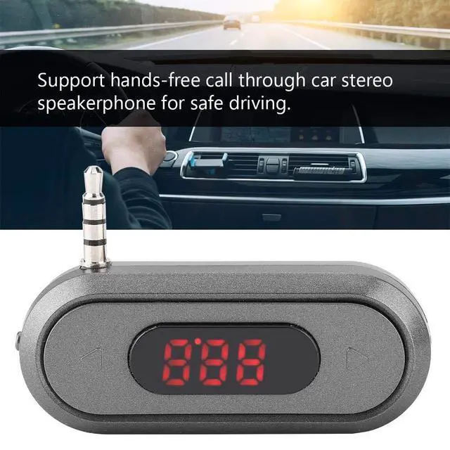 Alt view image 4 of 7 - 3.5MM Audio Head Mobile Phone/Pad/MP3/MP4/MP5/Tablet FM Transmitter Built in 300mAh Battery Car Radio Transmitter