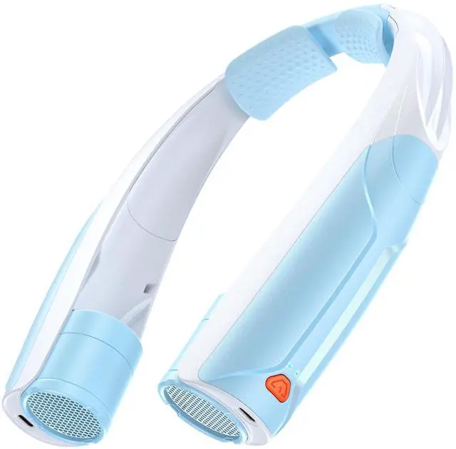 Main image of Portable Neck Fan USB-C Rechargeable, with 6000mAh Battery, Hands-Free Personal Fan 6 Speeds, 6-20Hrs Cooling, Adjustable 11oz Lightweight, Neck Cooler for Outdoor Sports/Gym/Office