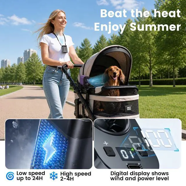 Alt view image 4 of 7 - Portable Rechargeable Waist Fan Bladeless, 24H Max Cooling, 100-Speed 20000RPM Turbo Cooling Battery Personal Fan, Hands-Free Shirt/Belt/Neck Fan for Work Outdoor Travel, Black