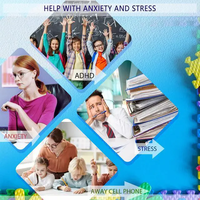 Alt view image 5 of 7 - Kaleidocycle Fidget Cube for Kids, Infinity Flips Magic Cube for Adults to Stay Calm and Anxiety Anti Depression Fidget Fidget Toys Tear-Resistant Desk Cool Puzzle Gadget (Ages 3+)
