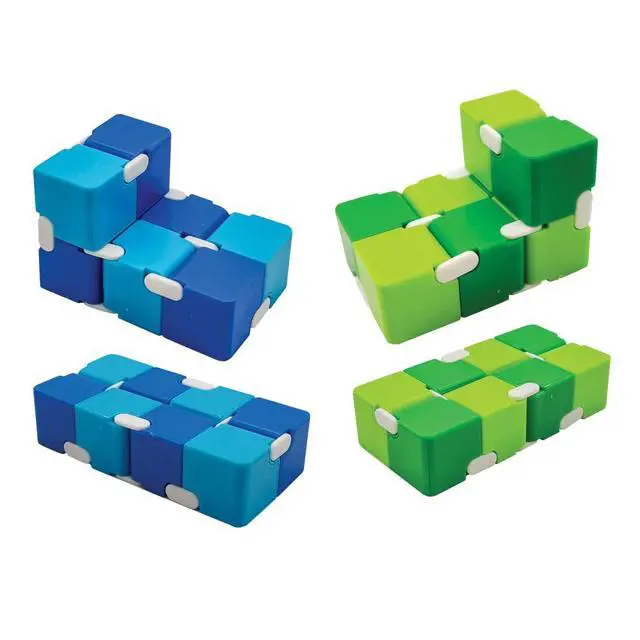 Alt view image 3 of 3 - Raymond Geddes Infinity Cube Fidget Toys (Pack of 12) - Block Fidget Toys for Kids - Novelty Toys for Birthday Party Favors and Prizes