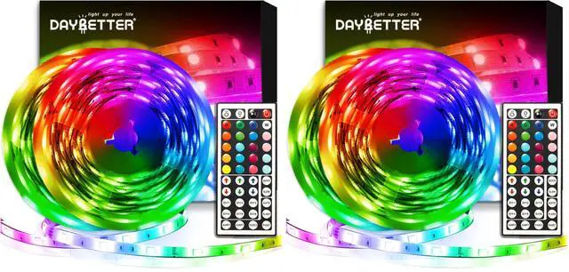 Main image of Led Strip Lights 32.8ft Kit with Remote and Power Supply Color Changing (Pack of 2)