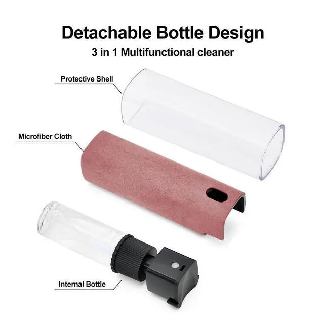 Alt view image 4 of 6 - Screen Cleaner Spray, Touch Screen Mist Cleaner, Screen Spray for Cellphone, Laptop, Tablet, Watch, Car Display Screen, Monitor