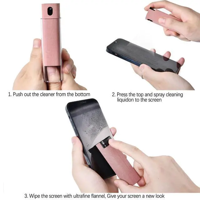 Alt view image 5 of 6 - Screen Cleaner Spray, Touch Screen Mist Cleaner, Screen Spray for Cellphone, Laptop, Tablet, Watch, Car Display Screen, Monitor