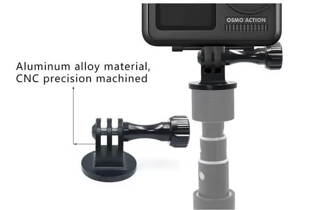 Alt view image 7 of 7 - Aluminum Camera Tripod Adapter 1/4"-20 Conversion Adapter Mounts Compatible with Gopro Action Cameras Insta360 and Other Standard 1/4 Accessories, Quarter Inch Mount Adapter (Type AA)