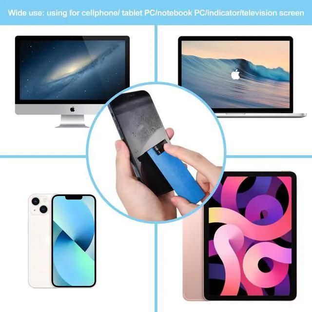 Alt view image 7 of 7 - Screen Cleaner 2PCS, Touchscreen Mist Spray for Electronic Smart Phone TV, Laptop, Tablet, PC, Computer Monitor LCD Flat Screens