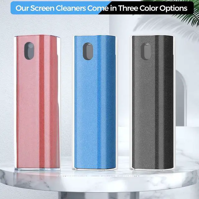 Alt view image 6 of 6 - 3 Pcs Screen Cleaner, 3 in 1Touchscreen Mist Cleaner Spray Wipe Screen Cleaner Soft Fiber Flannel, Safe for All Phones Glasses Tablet Laptop Car Display Screens