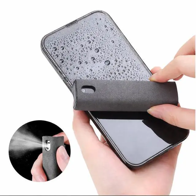 Alt view image 2 of 7 - Screen Cleaner Spray and Wipe 2-in-1 Screen Cleaner for Phone, Tablet, Laptop and Monitor | Built-in Microfiber Cloth | 20ml 2-Pack