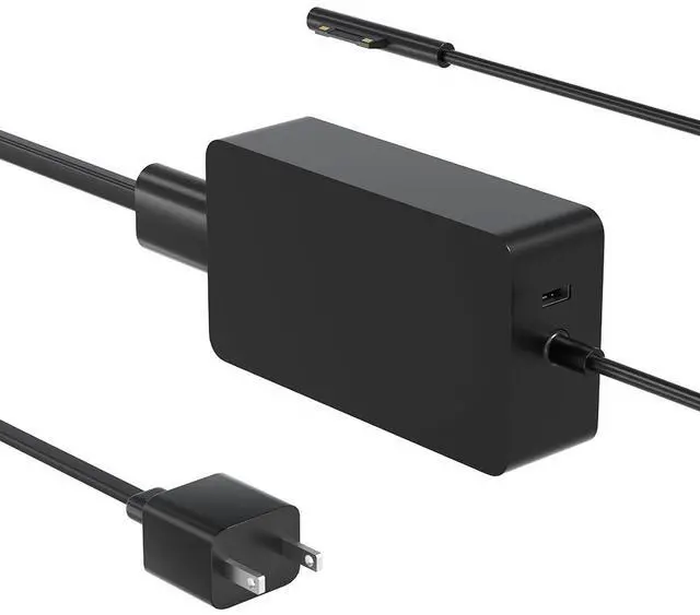 Main image of 65W Surface Charger Compatible with Microsoft Surface Pro 10 9 8 7+ 7 6 5 4 3 X Surface Laptop 7 6 5 4 3 2 1 Surface Book 3 2 1 Surface Go 4 3 2 1 Tablet Windows Replacement Adapter