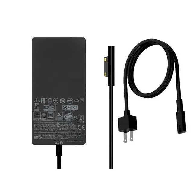 Alt view image 3 of 5 - Surface Pro Charger 65W for Surface Pro/Surface Go/Surface Laptop