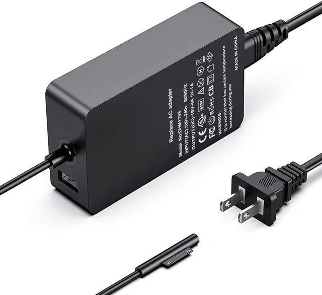 Main image of 65W Surface Pro Charger, Surface Laptop Charger Compatible with Microsoft Surface Pro 11/10/9/8/7+/7/6/5/4/3/X, Power Supply Adapter for Windows Surface Laptop 7/6/5/4/3/2/1, Go Tablet, Book 3/2/1