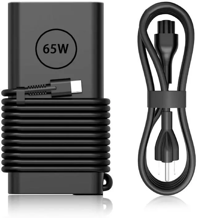Main image of 65W USB C Laptop Charger Compatible with Dell Laptop Charger Latitude 5400 5420 5450 5520 5530 5540 5550 7420 7440 Inspiron 14 16 XPS 13 chromebook 3100 Computer Type C AC Adapter Power Cord Supply
