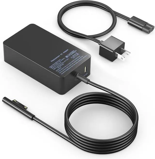 Main image of 65W Surface Laptop Charger for Microsoft Surface Pro 11/10/9/8/7/7+/6/5/4/3/X, Surface Laptop 7/6/5/4/3/2, Surface Go 4/3/2, Surface Book 3/2/1,Surface Pro Charger 9ft