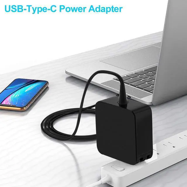 Alt view image 6 of 7 - 65W USB C Laptop Charger Compatible with Microsoft Surface Pro 12 11
