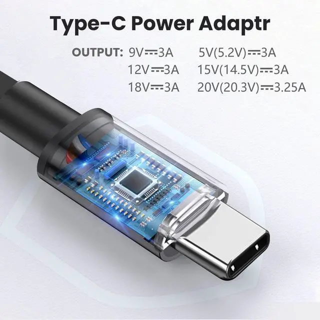 Alt view image 4 of 7 - 65W USB C Laptop Charger Compatible with Microsoft Surface Pro 12 11
