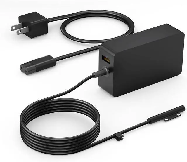 Main image of Surface Pro Charger 65W, Surface Laptop Charger Compatible with Microsoft Surface Pro 11/10/9/8/7+/7/6/5/4/X, Surface Laptop 7/6/5/4, Surface Book 3/2, Surface Go 3/2/1 with 8.8ft Power Cord