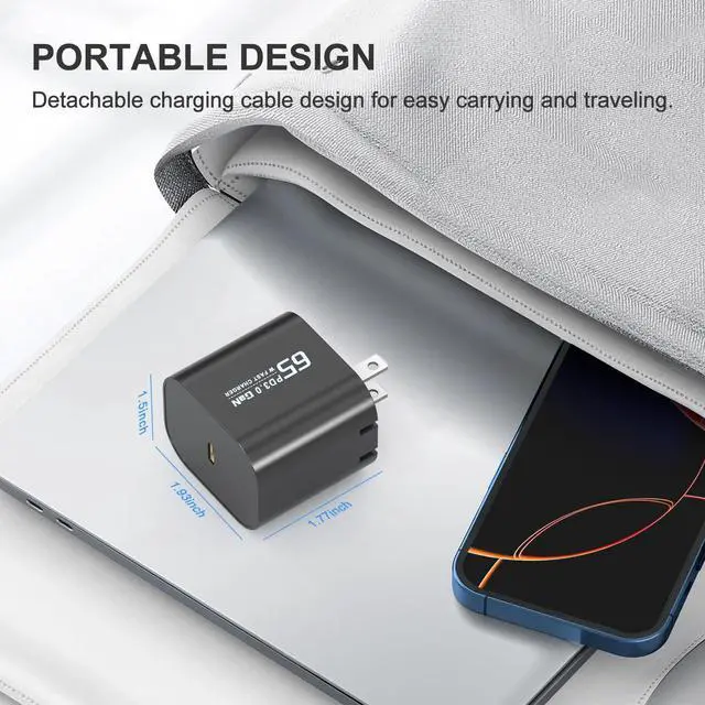 Alt view image 4 of 7 - 65W USB C Surface Pro Charger Compatible with Surface Pro 3/4/5/6/7/8/9/10/X/11/12,Surface Book1/2/3,Power Adapter Compatible with Microsoft Surface Laptop/Tablet,Support 44W 36W