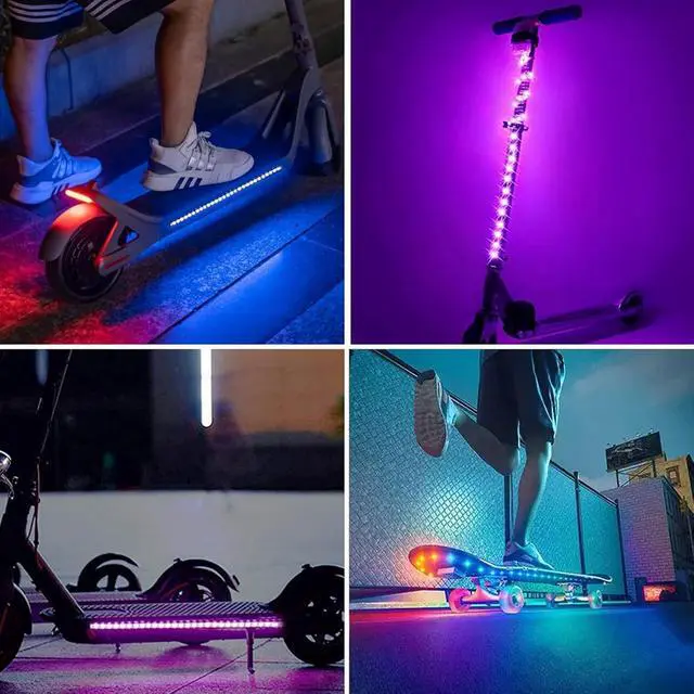 Alt view image 5 of 7 - Battery Operated LED Strip Lights Rechargeable Light, Color Changing Music Sync App Remote Control RGB USB Lights for Bedroom, TV, Party & Room Decoration Kitchen
