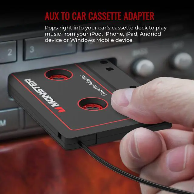 Alt view image 3 of 7 - iCarPlay Cassette Adapter 800 for iPod and iPhone