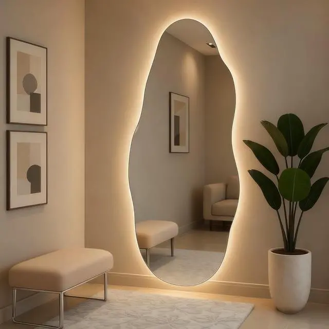 Alt view image 5 of 6 - COB LED Strip Light with Remote, 16.4ft, 3000K Dimmable, Warm White LED Lights for Mirror, Under Bed, Stair, Cabinet, TV Backlight, Cuttable LED Light Strip