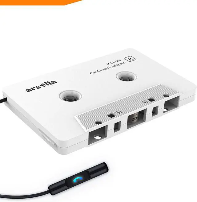 Main image of Car Audio Bluetooth Cassette Receiver, Tape Player Bluetooth 5.0 Cassette to Aux Adapter