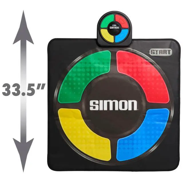Alt view image 3 of 7 - Hasbro Simon Jump Game Mat with Lights and Sounds, Electronic Memory Games for Kids, Kids Toys for Ages 8 Up