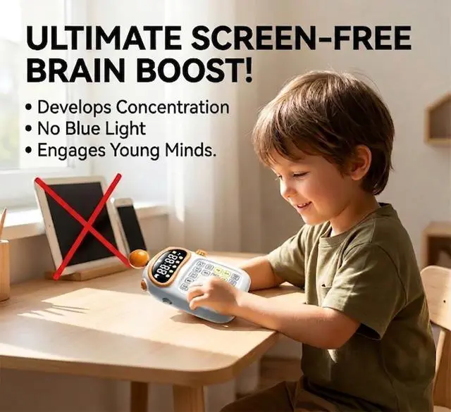 Alt view image 5 of 6 - Handheld Memory Game & Concentration Toy for Kids 61 Educational Activity Cards; 2-in-1 Brain Development & Memory Toy; Birthday Gifts for Boys Girls Ages 5+