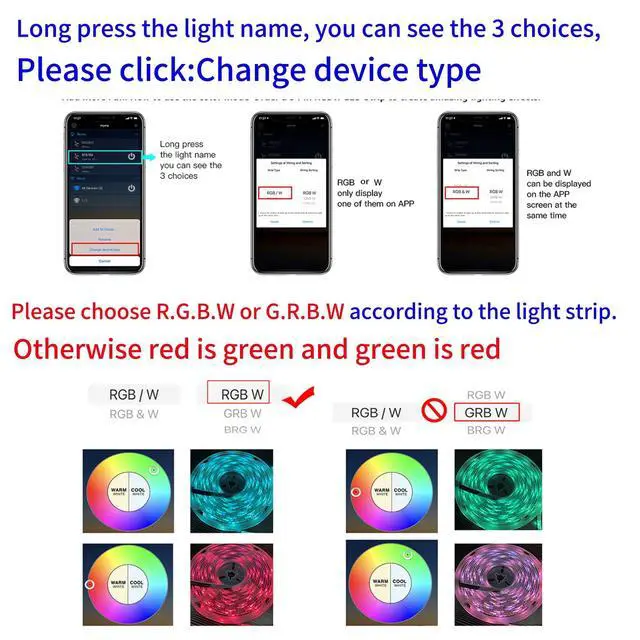 Alt view image 6 of 6 - Smart WiFi RGBW LED Controller 2-Output 5 Pin with 24-Key Remote,Compatible with Alexa&Google Assistant,Voice/APP Control Strip Lights for Android/iOS System(WiFi LED Controller Only)
