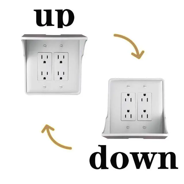 Alt view image 2 of 7 - 2 pack Double Wall Outlet Shelf with Cord Storage-wall outlet shelf, outlet shelf storage Perfect for Bathroom,Bedrooms -outlet shelf-wall outlet extender with shelf-Home outlet with shelf (white)
