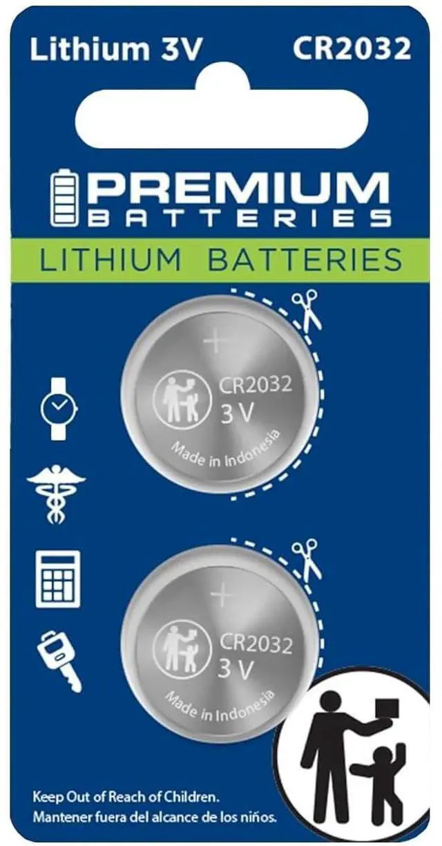Main image of Meat Thermometer Battery Replacement CR2032 - Compatible with Lavatools Javelin Pro Duo, Alpha Grillers, AMMZO, LONICERA, ROUUO, KULUNER TP-01 & More