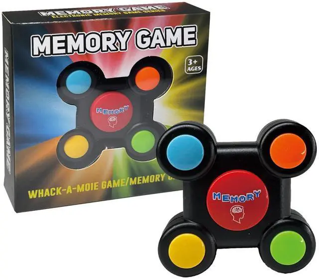 Main image of Light & Sound Memory Game Interactive Electronic Toy for Focus & Reaction Training