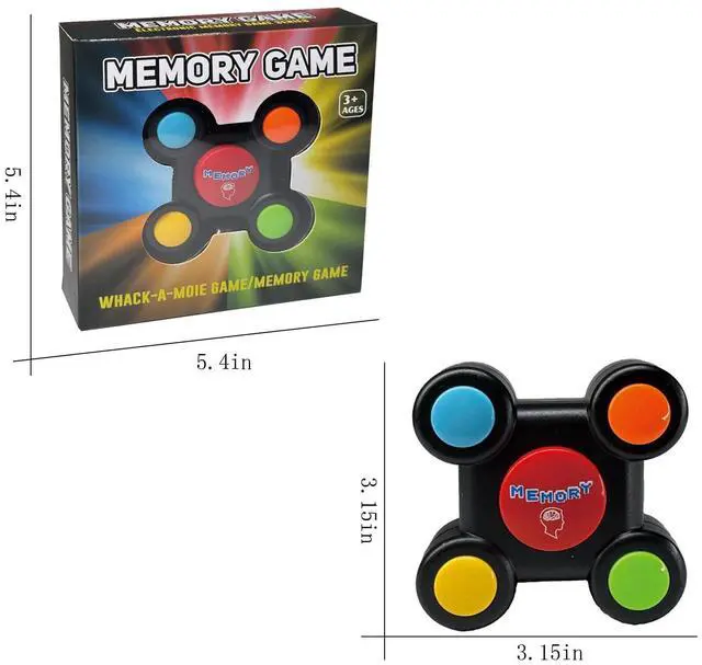 Alt view image 2 of 7 - Light & Sound Memory Game Interactive Electronic Toy for Focus & Reaction Training
