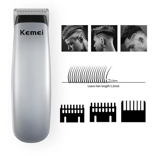Alt view image 2 of 6 - Mini Clippers Trimmer Groomer Cordless Self-Haircut Kit Styling Shears with Stainless Steel