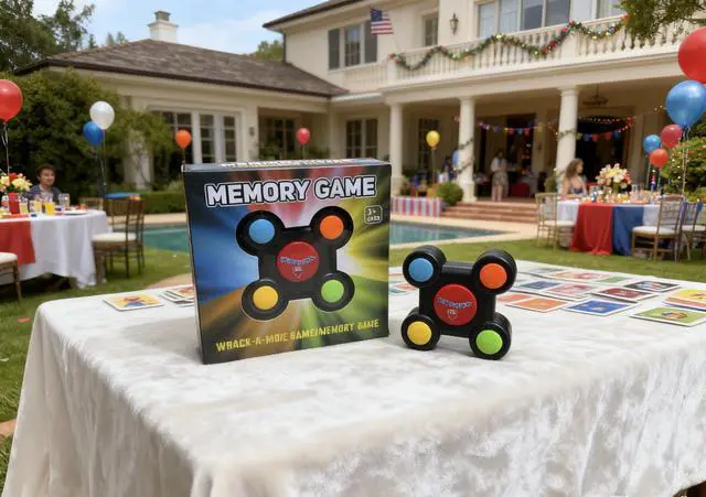 Alt view image 7 of 7 - Light & Sound Memory Game Interactive Electronic Toy for Focus & Reaction Training