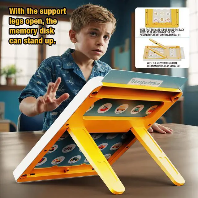 Alt view image 7 of 7 - Matching Memory Game for Kids Age 3 4 5 6 7 8 Year Old, Travel Toy for Boys Girls, Board Games for 4-6, Road Trip Essentials for Toddler, Airplane/ Car/ Camping Activity,Christmas Birthday Gifts