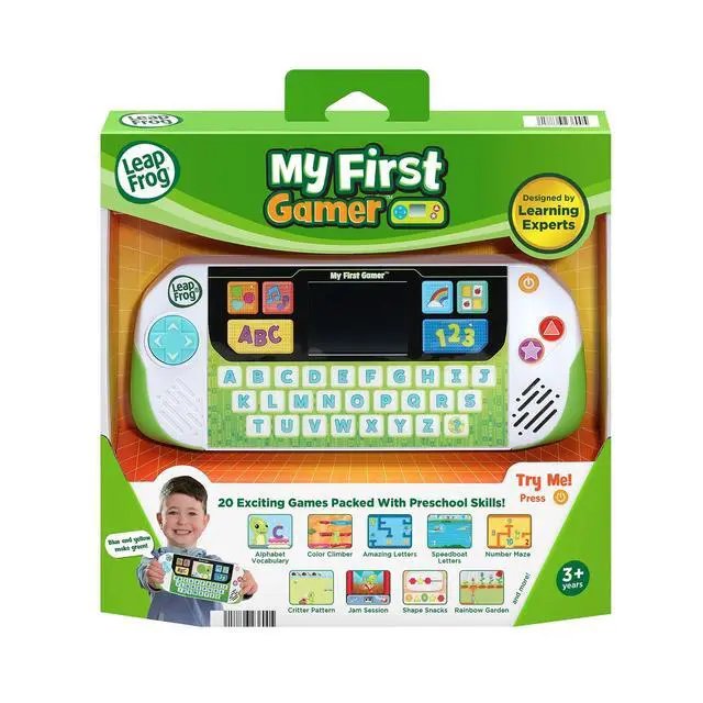 Alt view image 7 of 7 - My First Gamer Preschool Handheld Video Game Toy