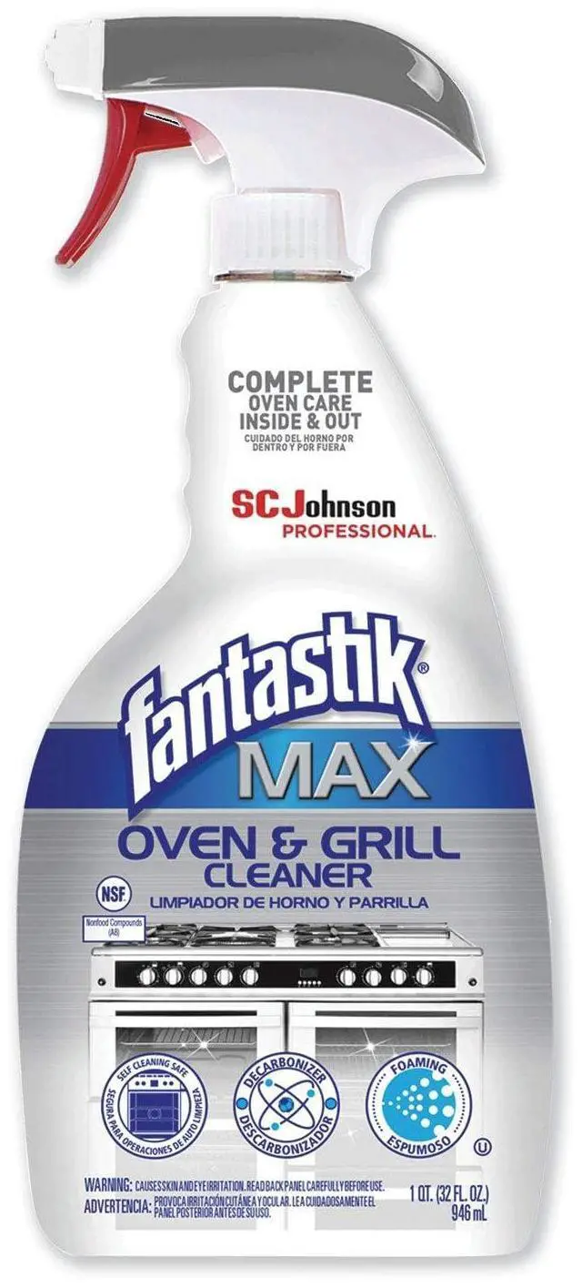 Main image of Fantastik Max Oven & Grill Cleaner Spray, Cleans Inside and Out, 32 Fl Oz