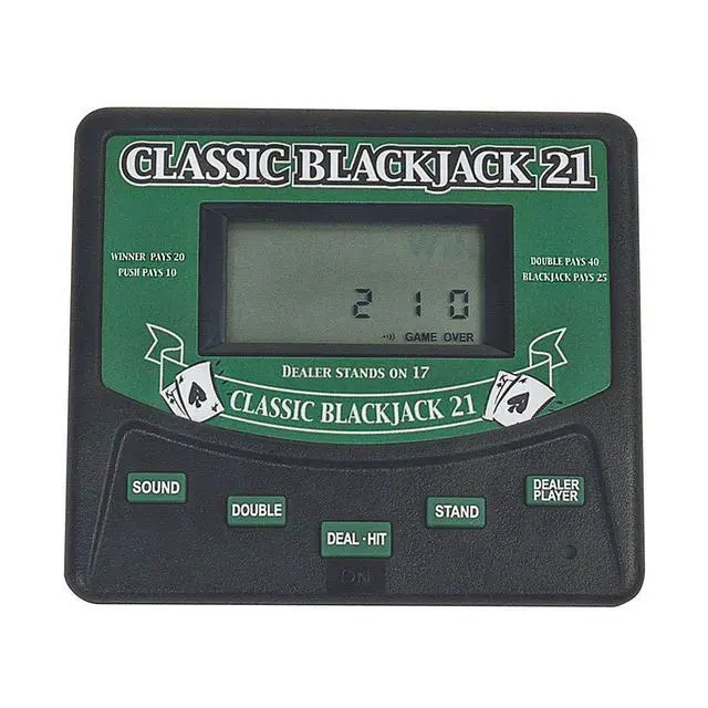 Main image of Classic Blackjack 21 Electronic Handheld Game Electronic Games