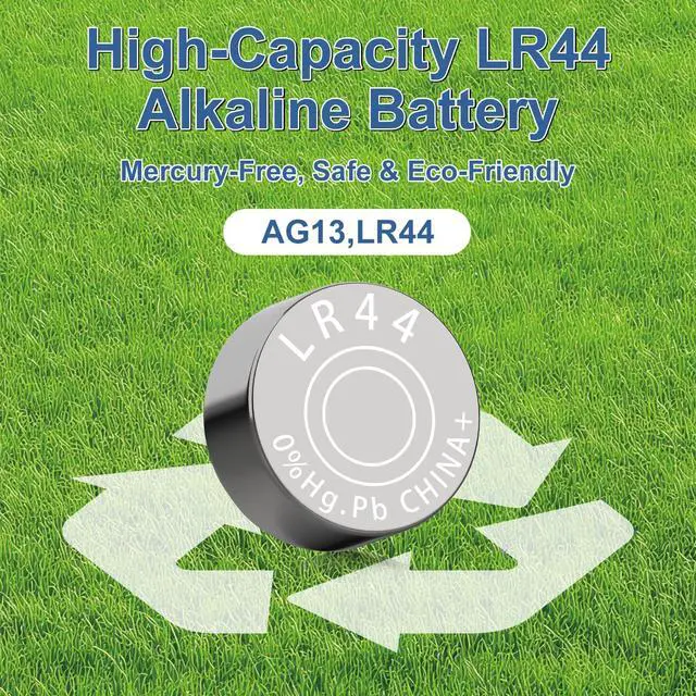 Alt view image 5 of 7 - LR44 Battery 10 Pack, AG13 357 303 SR44 A76 L1154 V13GA Alkaline Button Coin Cell Batteries for Toys, Calculators & Household Gadgets, 1.5V, Reliable & Long-Lasting