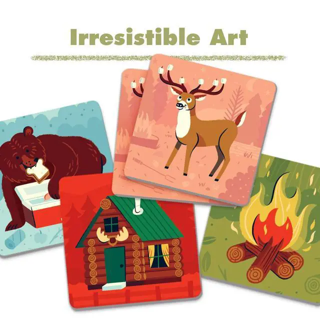 Alt view image 5 of 6 - Great Outdoors Memory Game | Fun & Fast Camping Matching Game | Ideal for Boys & Girls, Ages 3 & Up | Builds Focus, Memory & Matching Skills - 20359