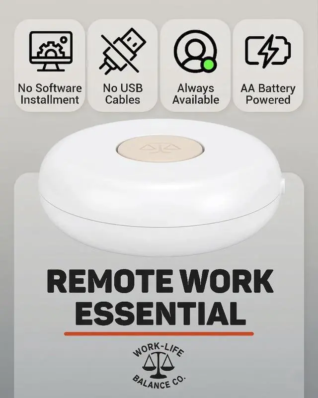 Alt view image 4 of 7 - Ultra Compact Mouse Jiggler - No USB, Undetectable Cordless Wireless Device, No Software | Mechanical Mouse Mover Keeps PC Laptop Computer Awake, Silent Automatic Wiggler for Remote Work