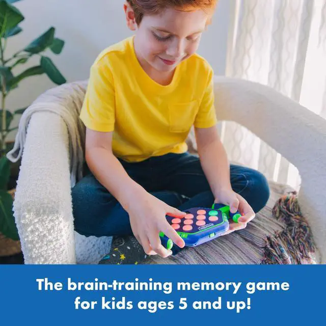 Alt view image 2 of 6 - BrainBolt Boost - Handheld Electronic Memory Game, Gamer Gifts, Fidget Memory Games for Kids Ages 4-8, Single Player Brain Travel Games for Kids, Boys and Girls Gifts
