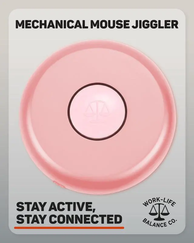 Alt view image 2 of 7 - Ultra Compact Mouse Jiggler - No USB, Undetectable Cordless Wireless Device, No Software | Mechanical Mouse Mover Keeps PC Laptop Computer Awake, Silent Automatic Wiggler for Remote Work