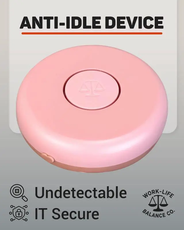 Alt view image 3 of 7 - Ultra Compact Mouse Jiggler - No USB, Undetectable Cordless Wireless Device, No Software | Mechanical Mouse Mover Keeps PC Laptop Computer Awake, Silent Automatic Wiggler for Remote Work