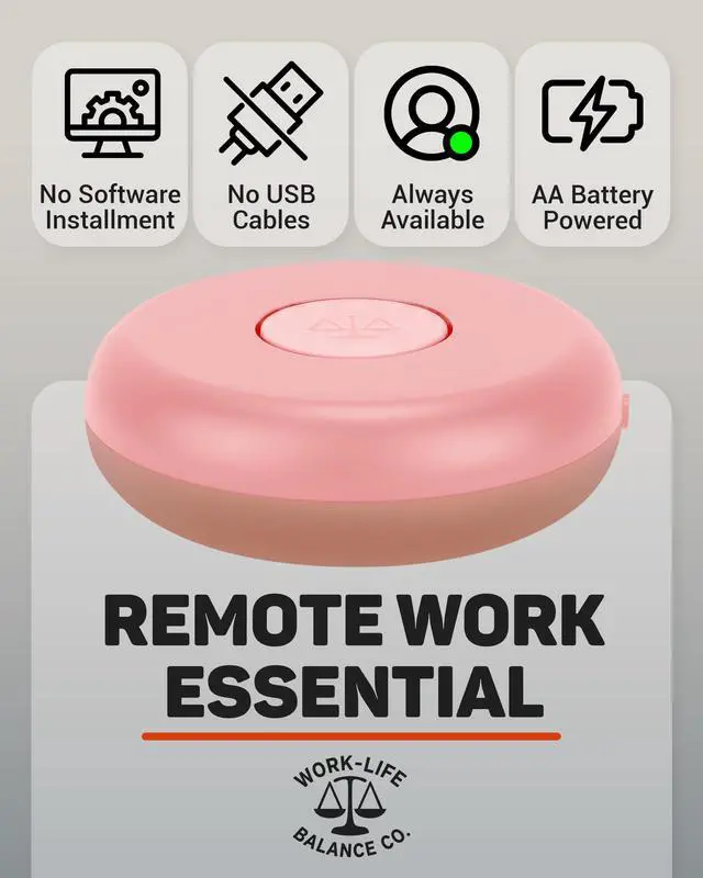 Alt view image 4 of 7 - Ultra Compact Mouse Jiggler - No USB, Undetectable Cordless Wireless Device, No Software | Mechanical Mouse Mover Keeps PC Laptop Computer Awake, Silent Automatic Wiggler for Remote Work