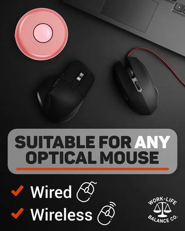 Alt view image 5 of 7 - Ultra Compact Mouse Jiggler - No USB, Undetectable Cordless Wireless Device, No Software | Mechanical Mouse Mover Keeps PC Laptop Computer Awake, Silent Automatic Wiggler for Remote Work