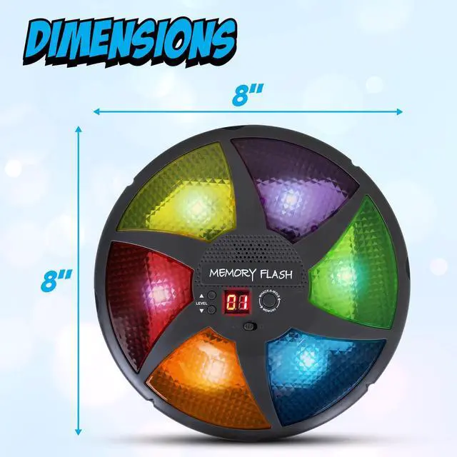Alt view image 4 of 6 - Handheld Memory Game, Kids Electronic Games, Sequence Fun for Kids with Lights & Sounds, Brain Challenge for Boys & Girls Ages 8+