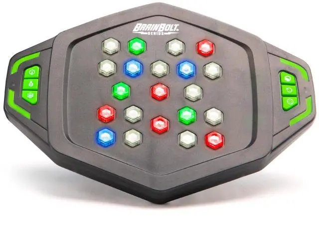 Main image of BrainBolt Genius - Puzzle Memory Game for Kids, Teens and Adults, Handheld Electronic Brain Travel Games, Gift for Gamers, Games for Kids 8-12, Fidget Memory Game