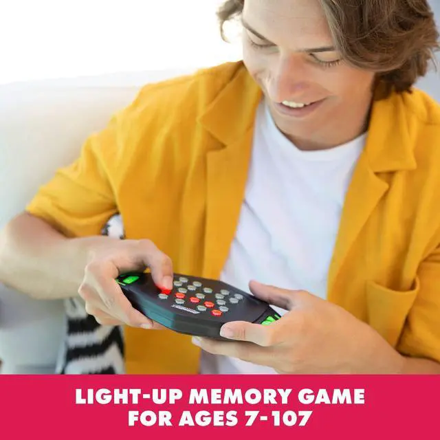 Alt view image 3 of 6 - BrainBolt Genius - Puzzle Memory Game for Kids, Teens and Adults, Handheld Electronic Brain Travel Games, Gift for Gamers, Games for Kids 8-12, Fidget Memory Game