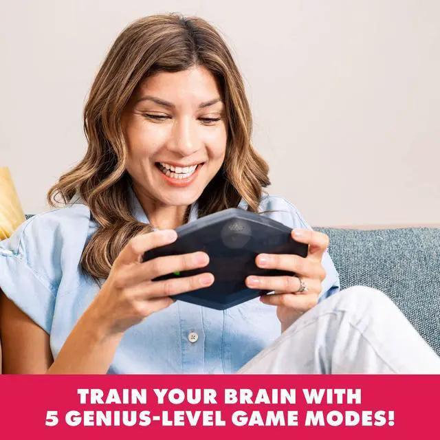 Alt view image 6 of 6 - BrainBolt Genius - Puzzle Memory Game for Kids, Teens and Adults, Handheld Electronic Brain Travel Games, Gift for Gamers, Games for Kids 8-12, Fidget Memory Game
